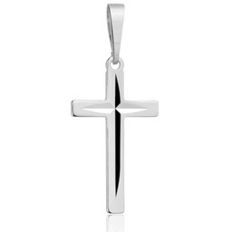 Srebrny Krzyżyk Gładki pr 925