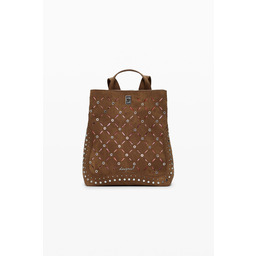 Mały plecak z ażurowymi nitami