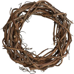 GLOREX 6 3804 725 - Wianek rattanowy, naturalny,