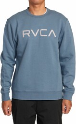 bluza męska RVCA BIG RVCA CREW Industrial Blue