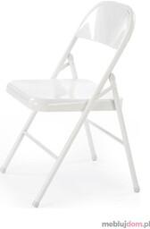 Krzesło składane K-565 Halmar Biały