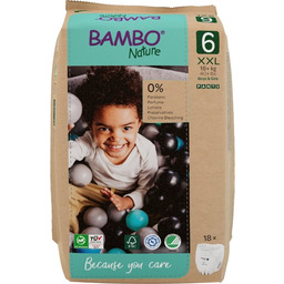 Pieluchomajtki dla dzieci Bambo Nature 6 Paper Bag