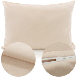 Poszewka Bawełna 50 x 70 Jednolita Ola Beż