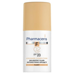 PHARMACERIS F Fluid Intensywnie Kryjący "02" z SPF20