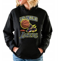 Bluza Damska Z Kapturem Los Angeles Lakers Koszykówka