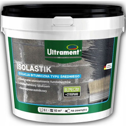 Uszczelniająca Masa Isolastik Ultrament 5 L izolacja bitumiczna
