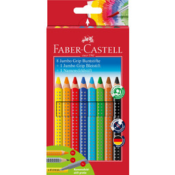 FABER-CASTELL 280921  Zestaw kredek Jumbo Grip, 8
