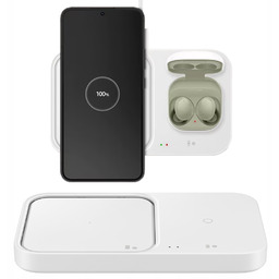 Podwójna ładowarka indukcyjna Qi Samsung 15W smartfon Galaxy