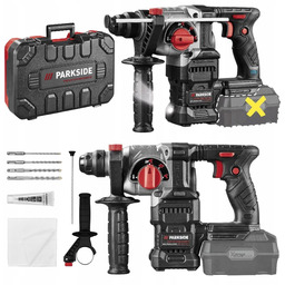 Młotowiertarka akumulatorowa Sds Parkside Performance Pkhap 20 li