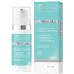 Bielenda Professional Supremelab Eksfoliujący nocny krem redukujący przebarwienia,