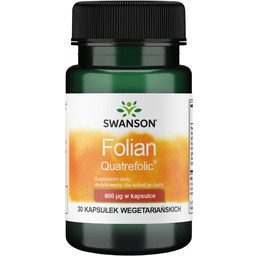 Swanson Folian Quatrefolic, kwas foliowy, suplement diety