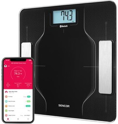Sencor SBS 8002BK Inteligentna osobista waga fitness