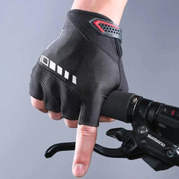 Rękawiczki rowerowe Rockbros S143-BK XXL z wkładkami żelowymi