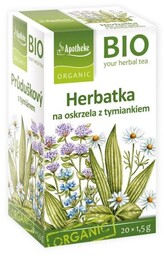 HERBATKA NA OSKRZELA Z TYMIANKIEM BIO (20 x