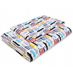 Komplet pościeli dla dzieci z wypełnieniem 120x90cm kolorowe