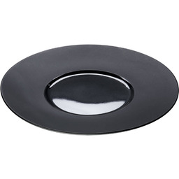 Stalgast Talerz płytki Ø255 mm, czarny z gładkim