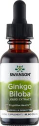 Swanson Ginkgo Biloba Liquid Extract, miłorząb dwuklapowy, 29,6