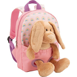 NICI Plecak 21 26 cm z pluszowym królikiem