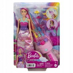 Mattel Lalka Barbie Dreamtopia Księżniczka Zakręcone pasemka