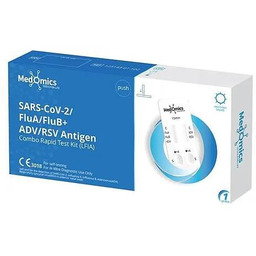 Medomics Combo Testy diagnostyczne 5w1 Covid-19 + Grypa
