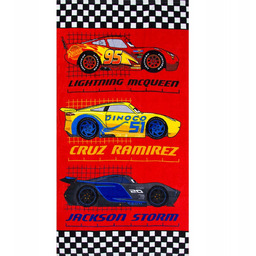 AUTA Cars Ręcznik kąpielowy plażowy 70 x 140