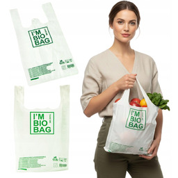 REKLAMÓWKI BIODEGRADOWALNE KOMPOSTOWALNE ECO 30x60