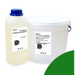 Zielona żywica epoksydowa na posadzki betonu balkon taras