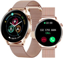 Zegarek Damski SMARTWATCH Rubicon RNCE81 rozmowy ROSEGOLD PINK