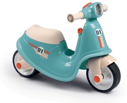 Smoby Jeździk Skuter Niebieski Ciche Koła Retro