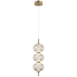 Lampa Wisząca 13W Led 3000K Italux Lazie PND-29038-3-GD