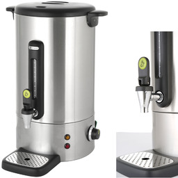 Warnik podgrzewacz do kawy z niekapiącym kranem stalowy