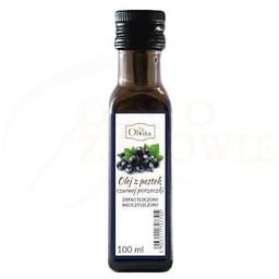 Olej z Pestek Czarnej Porzeczki Zimnotłoczony, Nieoczyszczony, Olvita,