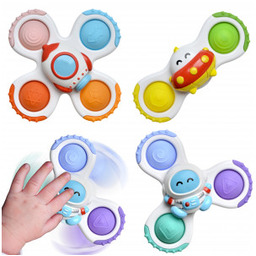 Zabawka Spinner Sensoryczna Rakieta Kosmita Ufo 3 szt.