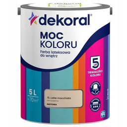 Dekoral Farba Moc Koloru 5l Latte Macchiato