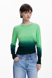 Cienki sweter cieniowany