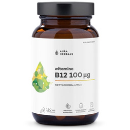 Witamina B12 100 g, metylokobalamina, Aura Herbals, 120