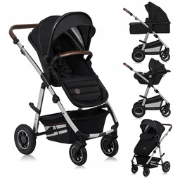 Wózek 3w1 Gondola Spacerówka Fotelik Lionelo Lo-amber 3IN1