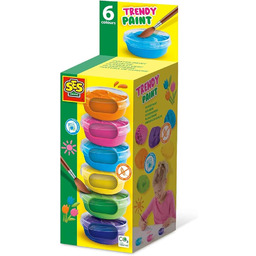 SES Creative 00382 Farba plakatowa Trendy (6 x