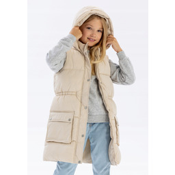 Minoti bezrękawnik nylon biały rozmiar 158/164