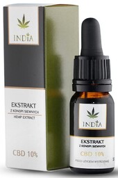 Ekstrakt z Konopi CBD 10%, India Cosmetics, 10ml