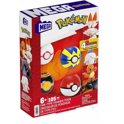 Klocki Pokemon Drużyna ognistych pokemonów