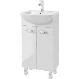 DEFTRANS Szafka PINO z umywalką meblową biała 45