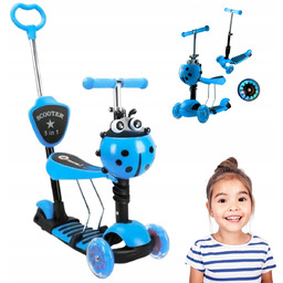 HULAJNOGA BIEDRONKA DLA DZIECI DZIECKA BALANSOWA TRÓJKOŁOWA DZIECIĘCA