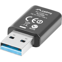 LANBERG Karta sieciowa NC-1200-WI USB-A, Zewnętrzna, 2.4 /