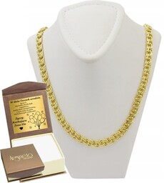 Łańcuszek Złoty Garibaldka 5,50 mm pr 585 Pełny