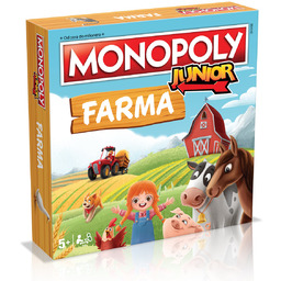 Monopoly Junior Farma, gra planszowa, Winning Moves