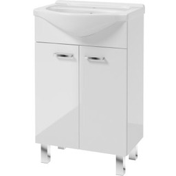 DEFTRANS Szafka PINO z umywalką meblową biała 55