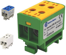 Złączka szynowa uniwersalna ETB 35/1x2 Al/Cu elektryczna śrubowa