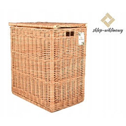 Pojemnik Kosz Na Pranie Bieliznę Kufer wiklinowy 40x24