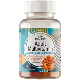 Swanson Żelki multiwitaminowe dla dorosłych 60 gumisiów